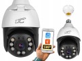 Kamera IP wifi żarówka E27 obrotowa zewnętrzna 5mpx APP iOS Android IP65