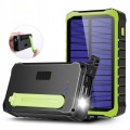 Powerbank solarny 10000 mAh ładowarka na dynamo na korbkę