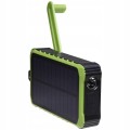 Powerbank solarny 10000 mAh ładowarka na dynamo na korbkę