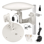 Antena zewnętrzna dookólna TELEWIZYJNA DVB-T2 UFO