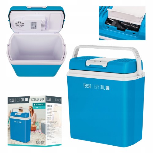 Lodówka turystyczna 20L 12V 230V Teesa funkcja grzania