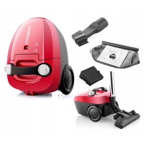 Odkurzacz workowy HYUNDAI silnik ECO 700W filtr HEPA