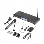 Mikrofon BEZPRZEWODOWY nadajnik zestaw słuchawkowy