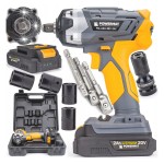 Klucz UDAROWY AKUMULATOROWY 20V nasadki + ADAPTERY