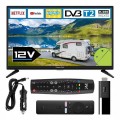 Telewizor do kampera 24 cale Smart Android tv WiFi BT USB HDMI 12V
