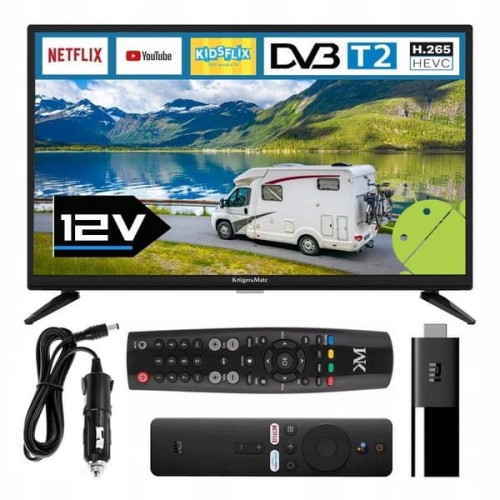 Telewizor do kampera 24 cale Smart Android tv WiFi BT USB HDMI 12V