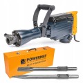 Młot udarowy wyburzeniowy 45J HEX SDS 3000W Powermat