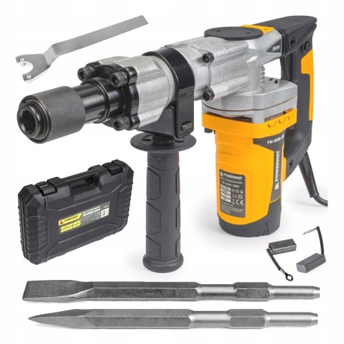 Młot udarowy wyburzeniowy 15J HEX SDS 2800W Powermat