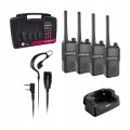 Krótkofalówka 4 sztuki Walkie Talkie radiotelefon Albrecht