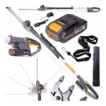 Nożyce akumulatorowe na wysięgniku do żywopłotu akumulator 20V 2A