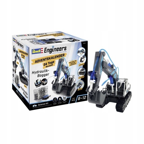 Kalendarz adwentowy koparka hydrauliczna Revell Engineers 130 części