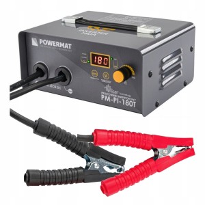 Prostownik akumulatorowy inwertorowy z rozruchem 180A 12/24 V ładowarka 30A