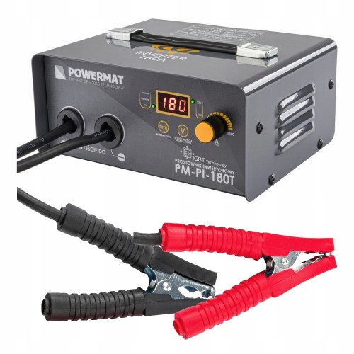 Prostownik akumulatorowy inwertorowy z rozruchem 180A 12/24 V ładowarka 30A