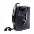 Odtwarzacz kaset przenośny walkman wbudowane radio FM słuchawki