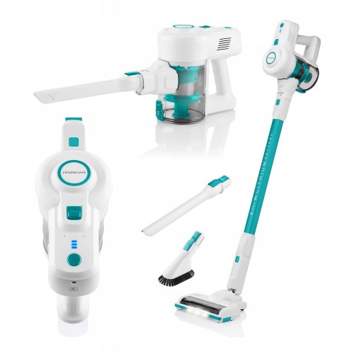 Odkurzacz akumulatorowy pionowy HYUNDAI cyklonowy 2w1 turboszczotka Hepa