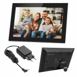 Cyfrowa ramka na zdjęcia 10.1 cali IPS dotyk Android WiFi wideo pogoda SD