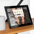 Cyfrowa ramka na zdjęcia 10.1 cali IPS dotyk Android WiFi wideo pogoda SD