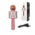 Mikrofon KARAOKE z głośnikiem Bluetooth nagrywanie RADIO FM