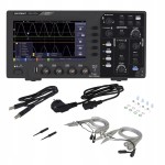 Oscyloskop cyfrowy 4 kanały sondy wyświetlacz 150 MHz 1 GSa/s USB 8 bitów