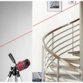 Laser krzyżowy poziomica 8 m statyw aluminiowy samopoziomujący Toolcraft