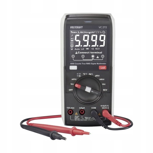 Multimetr uniwersalny specjalistyczny CAT III 600 V wyświetlacz NCV latarka