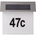 Podświetlany numer domu lampa solarna LED czujnik zmierzchu IP44 nierdzewna