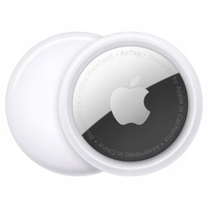 Lokalizator GPS przedmiotów Apple AirTag wodoodporny IP67 głośnik biały