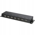 Hub USB 7 portów rozdzielacz stacja dokująca metalowa obudowa Renkforce