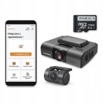 Rejestrator FineVu GX1000 wideorejestrator QHD QHD WiFi GPS radary + 128GB