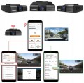 Rejestrator FineVu GX1000 wideorejestrator QHD QHD WiFi GPS radary + 128GB