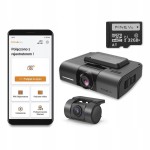 Rejestrator FineVu wideorejestrator samochodowy QHD QHD Wi-Fi FOTORADARY