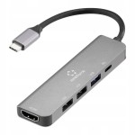 Stacja dokująca USB C HUB ADAPTER HDMI Przejściówka z USB do HDMI 4K