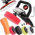 Polerka samochodowa szlifierka do lakieru 4 pady polerskie filc 2400 W