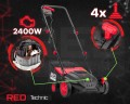 Aerator do trawy wertykulator elektryczny 3w1 32cm mocny 2400W kosz 30L