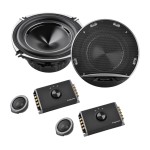 Głośniki samochodowe 13cm 100W 2 drożne ZWROTNICE zestaw Peiying