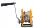 Wyciągarka linowa wciągarka ręczna na korbę 545 kg 1200 lb lina 10m