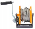 Wyciągarka linowa wciągarka ręczna na korbę 1133 kg 2500 lb lina 10m
