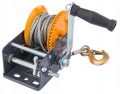 Wyciągarka linowa wciągarka ręczna na korbę 1133 kg 2500 lb lina 10m