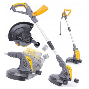 Podkaszarka teleskopowa elektryczna do trawy mocna 1400W regulacja uchwytu