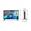 Telewizor do kampera samochodowy 12V 230V HD 24 cale USB HDMI złącze CI+