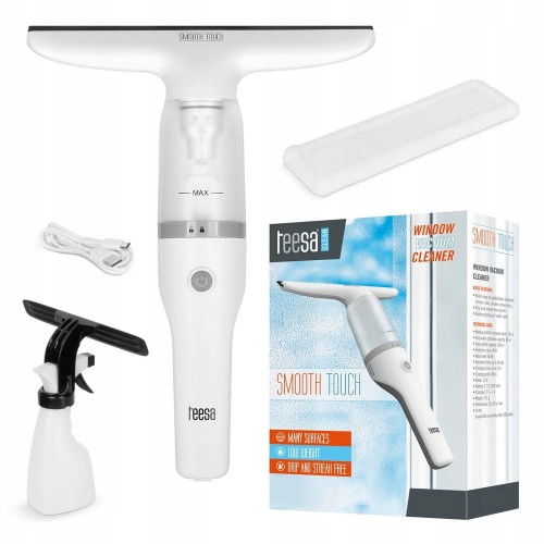 Myjka do okien szyb luster kafelków akumulatorowa do domu i samochodu Teesa