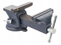 Imadło ŚLUSARSKIE 125 mm OBROTOWE z KOWADŁEM max rozstaw szczęk 105 mm