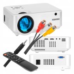 Projektor LED Full HD Bluetooth USB BT 5000 Lm 150 cali rzutnik KrugerMatz
