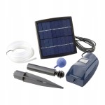 Napowietrzacz solarny do oczka wodnego stawu pompa powietrza 150 l/h