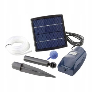 Napowietrzacz solarny do oczka wodnego stawu pompa powietrza 150 l/h