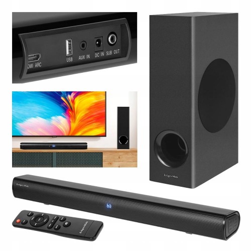 Soundbar Kruger Matz Planet USB głośnik Bluetooth subwoofer do telewizora
