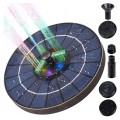 Fontanna solarna pływająca efekty RGB z pompą do oczka wodnego stawu 16cm