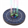 Fontanna solarna pływająca efekty RGB z pompą do oczka wodnego stawu 16cm