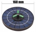 Fontanna solarna pływająca efekty RGB z pompą do oczka wodnego stawu 16cm