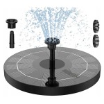 Fontanna SOLARNA pływająca z pompą do OCZKA wodnego STAWU